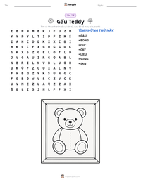 Xem trước tài liệu in sẵn Gấu Teddy