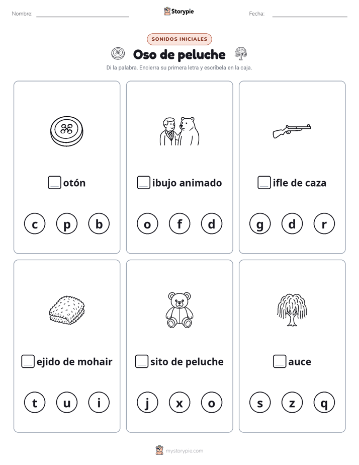 Sonidos Iniciales