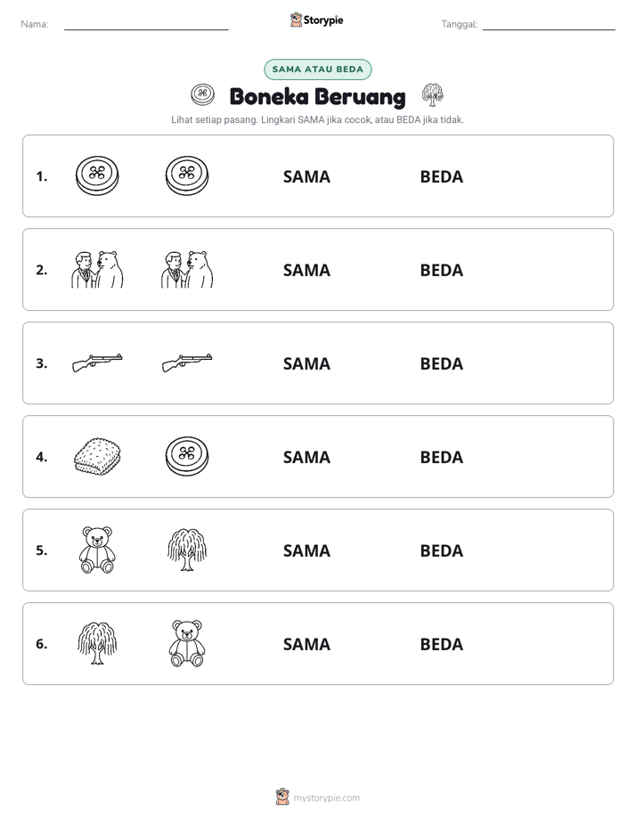 Sama atau Berbeda