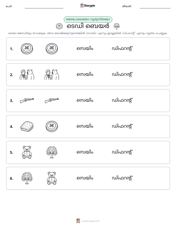 ഒന്നോ വ്യത്യാസമോ