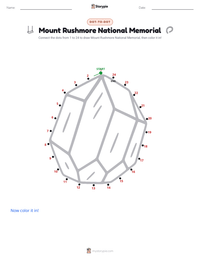 Mount Rushmore National Memorial printable worksheet preview