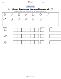 Mount Rushmore National Memorial printable worksheet preview