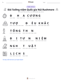 Xem trước tài liệu in sẵn Đài Tưởng niệm Quốc gia Núi Rushmore