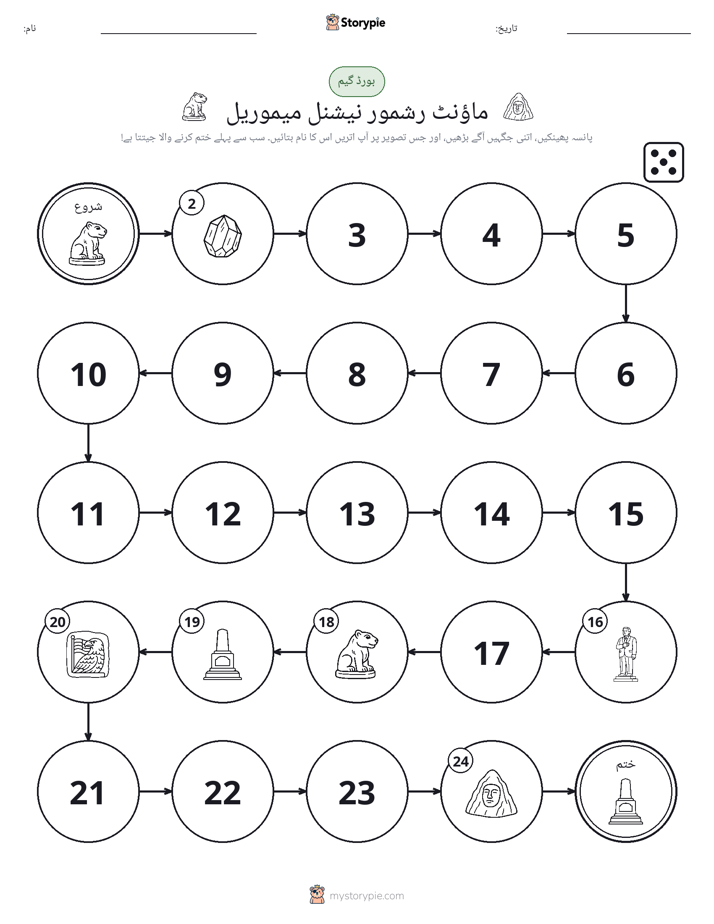 رول اور منتقل کریں کھیل