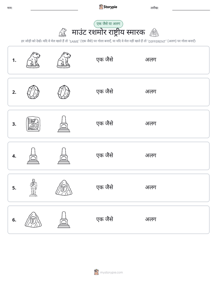 समान या भिन्न