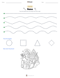Rama printable worksheet preview