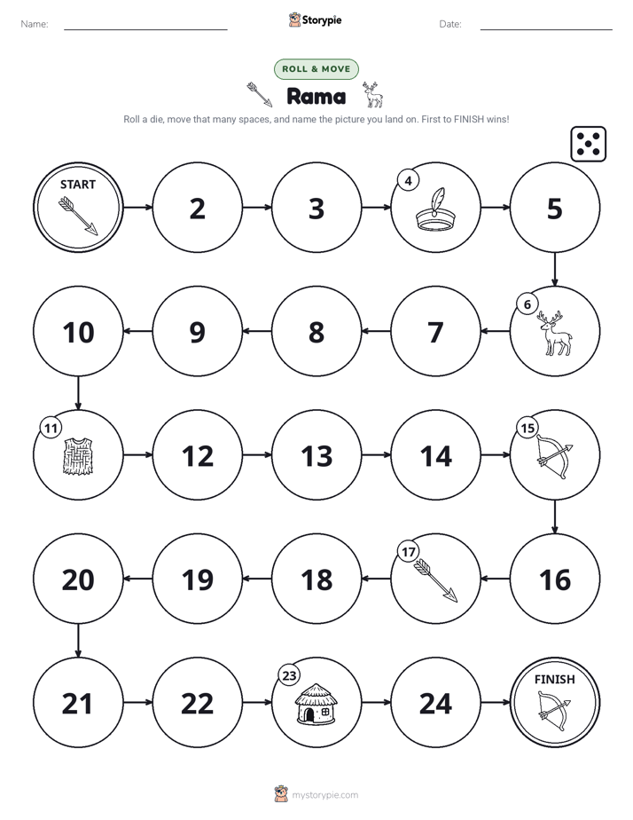 Roll & Move Game