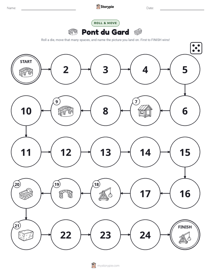 Roll & Move Game