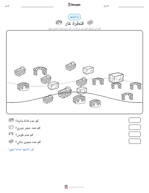مشهد العد