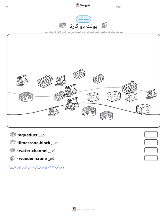گنتی کا منظر