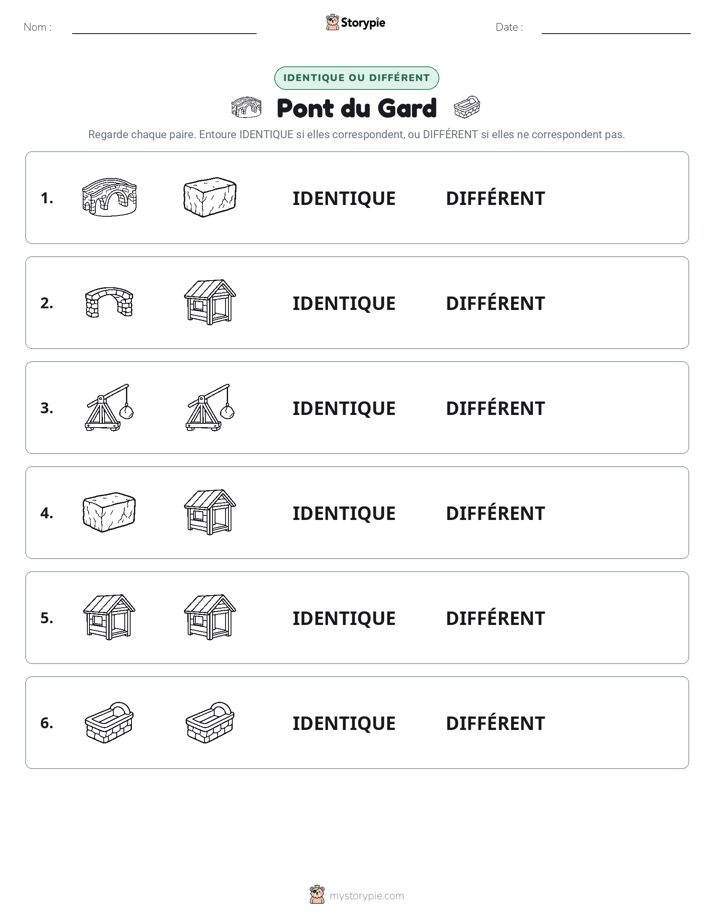 Identique ou Différent