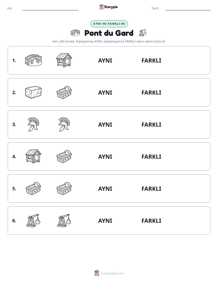 Aynı mı Farklı mı