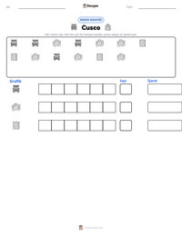 Cusco yazdırılabilir çalışma sayfası önizlemesi