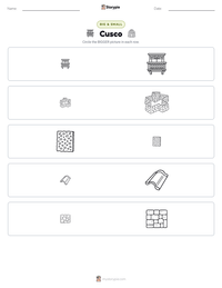 Cusco printable worksheet preview