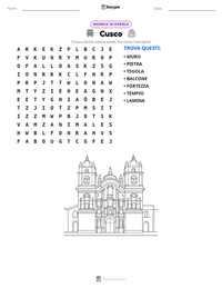 Anteprima della scheda stampabile di Cusco
