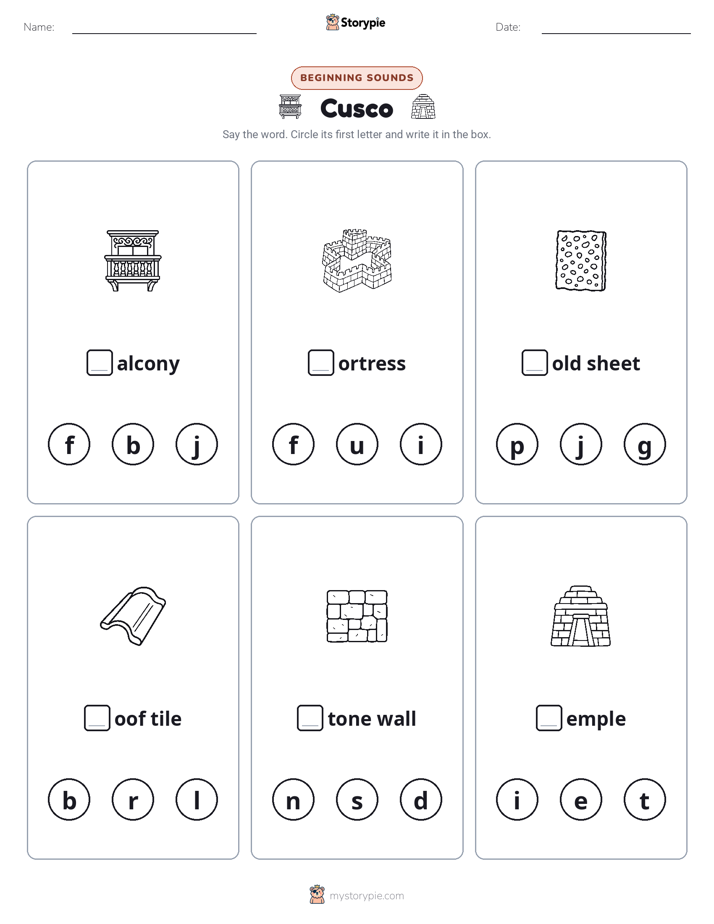 Beginning Sounds