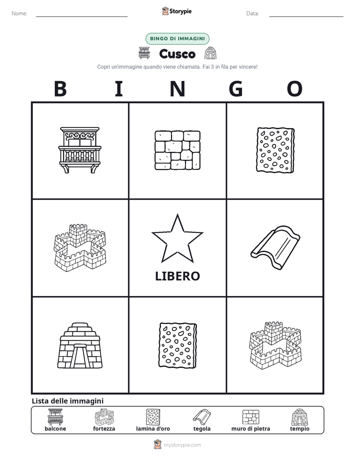Bingo delle Immagini