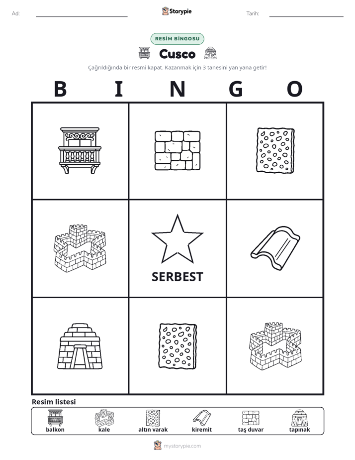Resim Bingo
