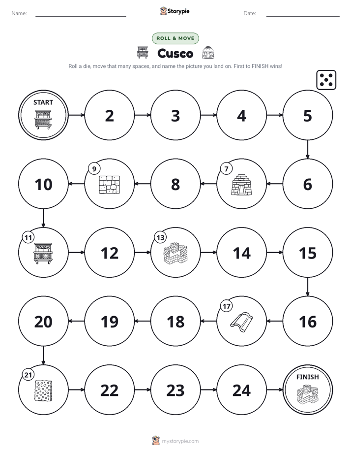 Roll & Move Game