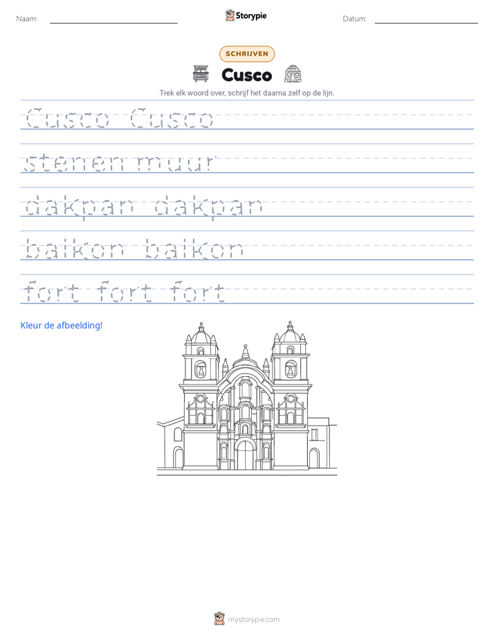 Schrijf Oefening