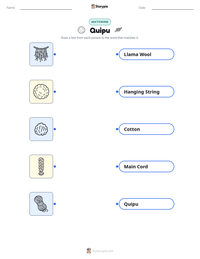Quipu printable worksheet preview
