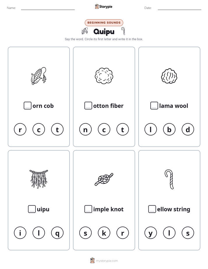 Beginning Sounds