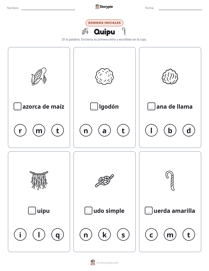 Sonidos Iniciales