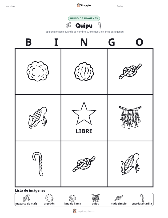 Bingo de Imágenes