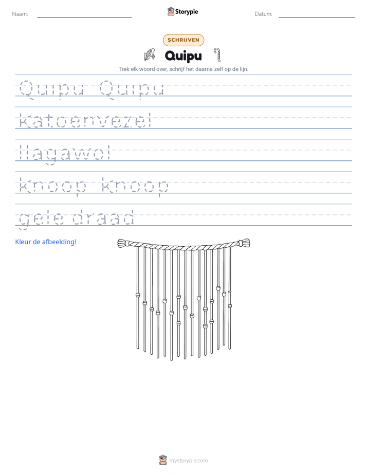 Schrijf Oefening