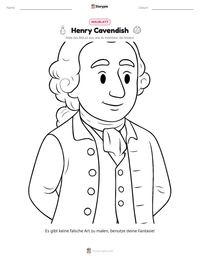 Henry Cavendish druckbare Arbeitsblatt Vorschau