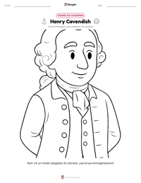 Anteprima della scheda stampabile di Henry Cavendish