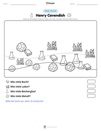 Henry Cavendish druckbare Arbeitsblatt Vorschau