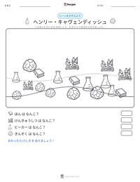 ヘンリー・キャヴェンディッシュ の印刷可能ワークシートプレビュー