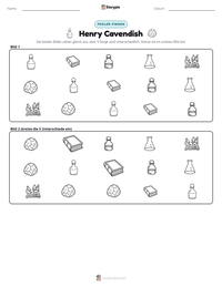 Henry Cavendish druckbare Arbeitsblatt Vorschau