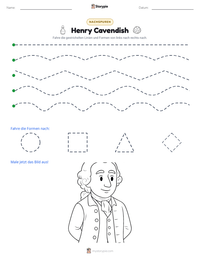 Henry Cavendish druckbare Arbeitsblatt Vorschau