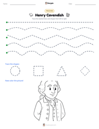 Henry Cavendish printable worksheet preview