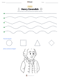 Vista previa de la hoja de trabajo imprimible de Henry Cavendish
