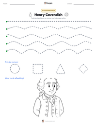Henry Cavendish afdrukbare werkblad voorbeeld