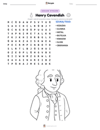 Podgląd drukowalnego arkusza ćwiczeń Henry Cavendish