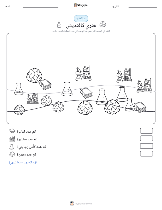 مشهد العد