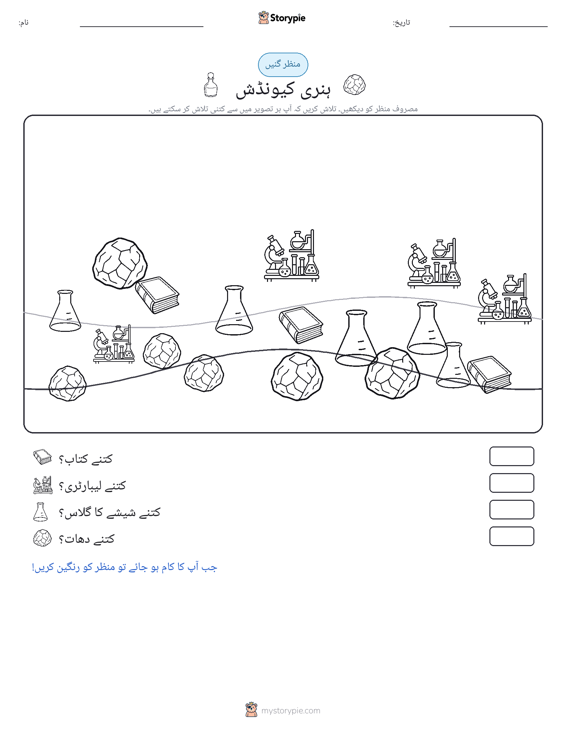 گنتی کا منظر
