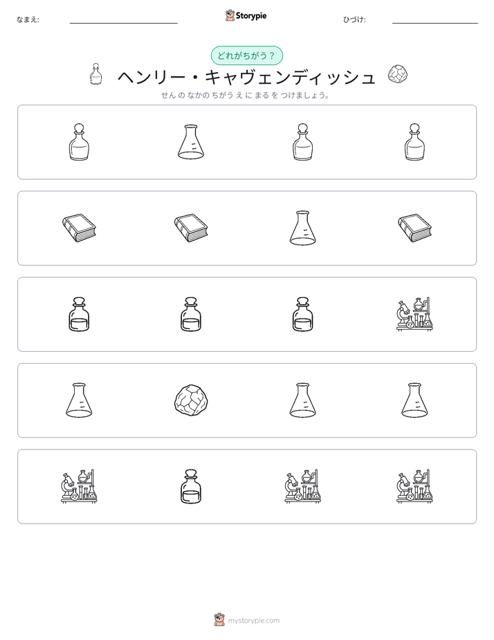 異なるものを見つけよう