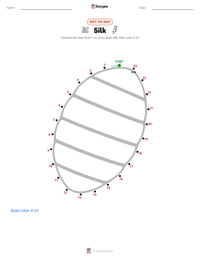 Silk printable worksheet preview