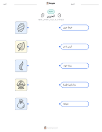 معاينة ورقة العمل القابلة للطباعة الحرير