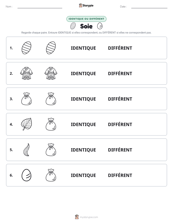 Identique ou Différent