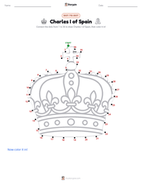 Charles I of Spain printable worksheet preview