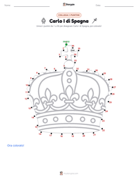 Anteprima della scheda stampabile di Carlo I di Spagna