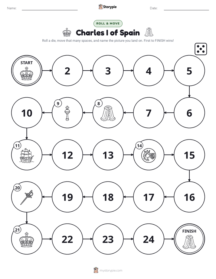 Roll & Move Game