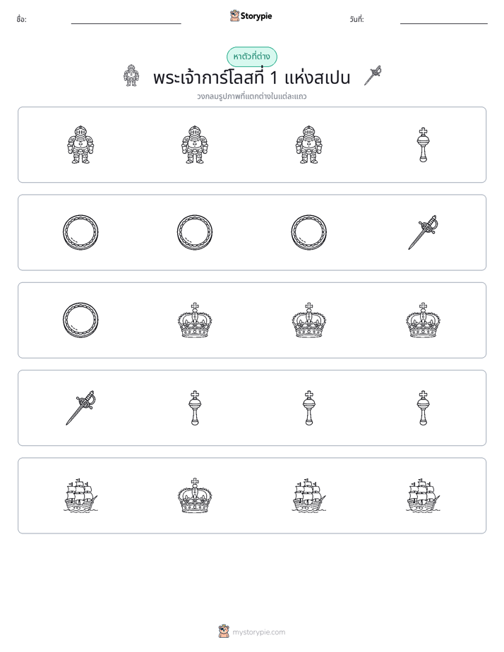 ตัวที่แตกต่าง