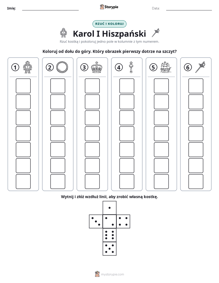 Rzuć i koloruj